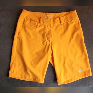 Women's Orange Golf Shorts